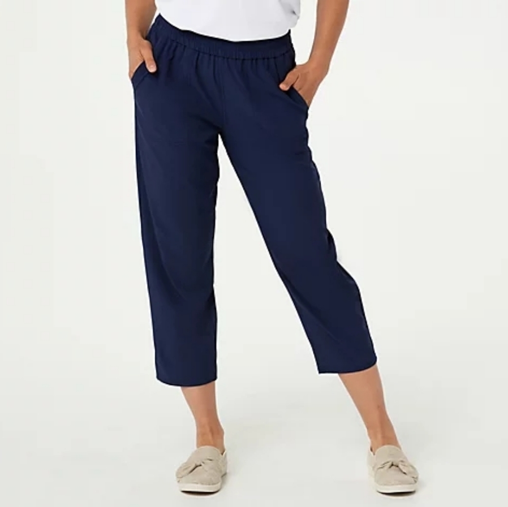 Denim and Company active lounge pants Navy